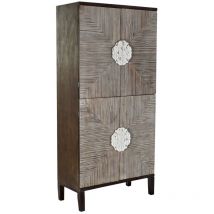Fijalo - Armario Abeto Mdf 86X41X181 Envejecido MB179372