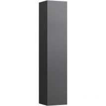 Laufen - Kartell armario alto, 1 puerta, 4 estantes de cristal,