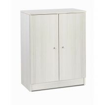 Sarmog - Armario bajo multiusos dos puertas Eucalipto 62x34x h80 cm