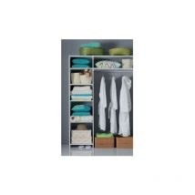 Sifisa - Armario compacto Prisme décor blanc sin cajones - AM7ST