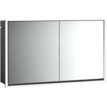 Emco - Armario con espejo iluminado loft, 1300mm, 2 puertas, modelo