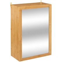 5five Simply Smart - Mueble alto lab n modul con espejo de bambú - 5five
