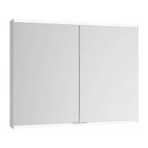 Keuco - Armario con espejo Royal Modular 2.0 700x700x160mm instalación anodizado plata, 2 tomas