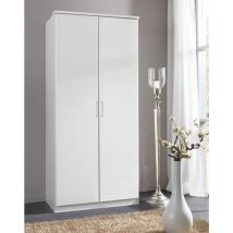 Calicosy - Armario de 2 puertas con perchero interior - L91 cm