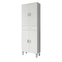 Iberodepot - Columna de baño Aruba Blanco brillo 60cm (ancho) x 182cm (alto)