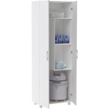 Armario Hogar 2 Puertas 183x72x35cm Blanco