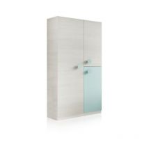 Armario Snuba Blanco Alpes - Verde Acqua 90cm (ancho) x 200cm (alto)