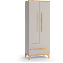 Armario infantil Malia, Roble cachemira, 70 x 186.8 cm, Vitalispa