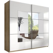 Comfivo - Armario Melvele 102 , 210x180x61cm, Puertas de armario: Correderas, Número de estantes: 0