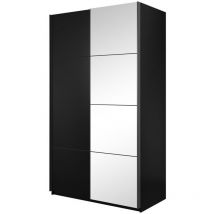 Armario Melvele 113 , 210x120x61cm, Puertas de armario: Correderas, Número de estantes: 0
