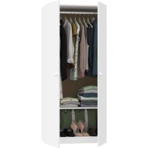 Armario 2 Puertas Tibet Blanco - ref: 1106-AR - Muebles Pitarch