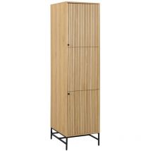 Arredamento1 - Armario Norsica Levala 103 , 200x51x60cm, Puertas de armario: Con bisagras, Número de estantes: 0