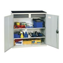 Stumpf - Armario para herramientas / lateral Al1000xAn1000xF500mm 2 cajones 2 bd gris claro
