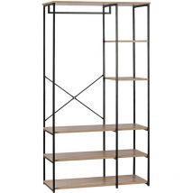 Armario Vestidor con Estanteria Sil, Estilo Industrial