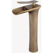 Robinet pour vasque antique laiton finition bronze
