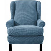 Lucky-88 - Armchair Slipcovers Stretch Sofa Slipcover, Elastic Relax Sofa Cover (Un Jean Bleu)