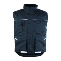 Coverguard - Rmellose, Gesteppte Arbeitsweste Ripstop - Schwarz 2xl - 56/58