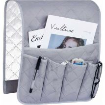 Trimec - shining house Sessel-Armlehnen-Organizer, Sofa-Stuhl-Schutzbezug, Hängetaschen, platzsparend, rutschfeste Aufbewahrungstasche für Telefon,
