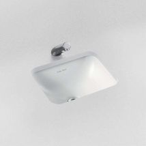 Armitage Shanks Contour 21 Rectangular Under Countertop Basin with Overflow 420mm Wide - 0 Tap Hole