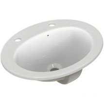 Armitage Shanks - Sandringham 21 Inset Countertop Basin 500mm Wide - 2 Tap Hole