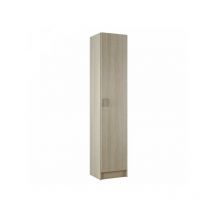 TMM - Armoire 1 porte - Chêne - mula - l 37 x l 37x h 180