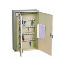 Armoire à clés grande capacité - 50 clés - beige - DECAYEUX