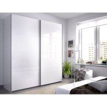 Armoire 180x204h blanc brillant - Venere