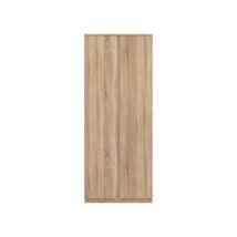 Armoire 2 portes battantes Chêne clair - QIZ - L 78 x l 52 x H 194 cm