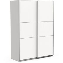 Demeyere - Armoire 2 portes coulissantes - ghost - Blanc - 148 x 59,9 x 203 cm