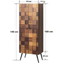 Cotecosy - Meuble de rangement en aggloméré Kofin