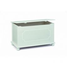 Inter Link - Banc conteneur en pin massif verni blanc