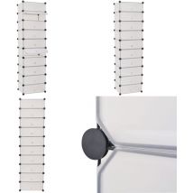 Armoire à chaussures avec 10 compartiments Blanc - Organisateur De Chaussures - Étagère à Chaussures - Meuble à Chaussures - Rangements Chaussures