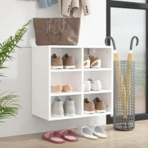 Maisonchic - Armoire à chaussures, Meuble à chaussures, Meuble d'entrée Blanc 52,5x30x50 cm WFE184148 Maison Chic