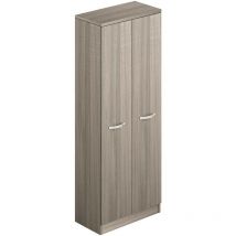 Webmarketpoint - Armoire à chaussures polyvalente en orme avec deux portes et porte-balai cm h182x71x38