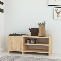 Armoire à chaussures Sunno avec porte en chêne