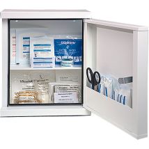 Armoire à pharmacie – Coffret de secours – Tôle d'acier avec peinture époxy – Dimensions : 420x360x200 mm – SÖHNGEN