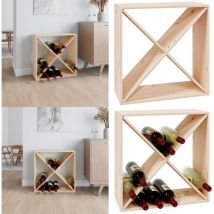 Armoire à vin 62x25x62 cm Bois de pin massif - armoire à vin - armoires à vin - Home & Living