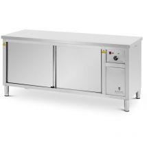 Royal Catering - Armoire chauffante 180 x 70 x 85 cm 30 à 80 °C Chauffe-assiette