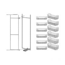 Armoire coulissante complète - Pour caisson de largeur maxi : 900 mm - Pour caisson de largeur mini : 450 mm Inoxa Industrie