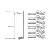 Armoire coulissante complète - Pour caisson de largeur maxi : 1200 mm - Pour caisson de largeur mini : 600 mm Inoxa Industrie