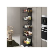 Armoire coulissante Titán flat Anthracite - talla 500 mm / 5 / 390D x 1850H x 498L mm