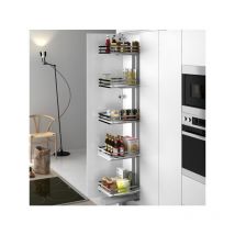 Colonne coulissante Titán flat. Devant 450mm. Hauteur 1850mm. 5 corbeilles. - talla