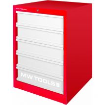 Mw Tools - Armoire d'atelier à 5,8 ou 10 tiroirs midi - 670MM de large DELK0503R
