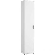 Mobimarket - Monter une armoire polyvalente Blanc 39 x 190 x 35 cm - Blanc
