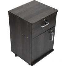 Treetalk - Armoire de Caisson de Bureau avec roulettes verrouillables, Commode de bureau de rangement à plusieurs tiroirs, Meuble de rangement