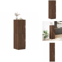 Armoire de cuisine chêne marron 38x41,5x131,5cm bois ingénierie - Armoire De Cuisine - Armoires De Cuisine - Armoire - Placard De Cuisine