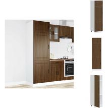 Armoire de cuisine Kalmar chêne marron bois d'ingénierie - Armoire De Cuisine - Armoires De Cuisine - Armoire De Cuisine Blanche - Armoire De Cuisine