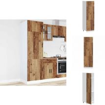 Armoire de cuisine Porto vieux bois bois d'ingénierie - Armoire De Cuisine - Armoires De Cuisine - Armoire De Cuisine Haute - Armoire De Cuisine