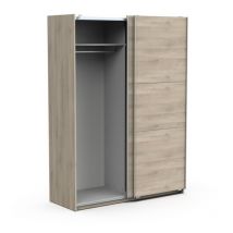 Befara - armoire de différentes tailles à portes coulissantes adapta - Chêne - Largeur - 150 cm