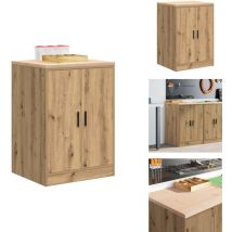 Armoire de rangement de garage chêne artisanal bois de pin - Armoire De Rangement De Garage - Armoires De Rangement De Garage - Armoire - Armoire De